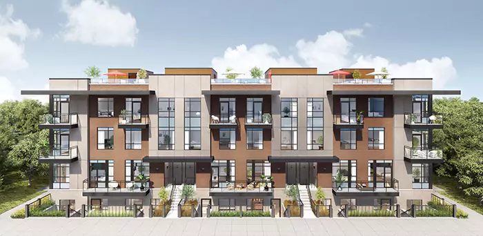Spruce Trails townhomes by Camcos Living in North Brampton